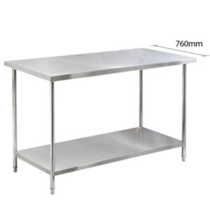 3 ft x 2.5ft Stainless Steel Work Table OFBJ13078